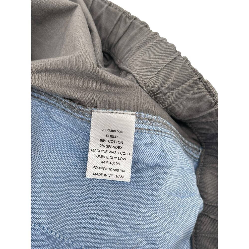 Men's Flat Front Gray Shorts - Picture 10 of 10